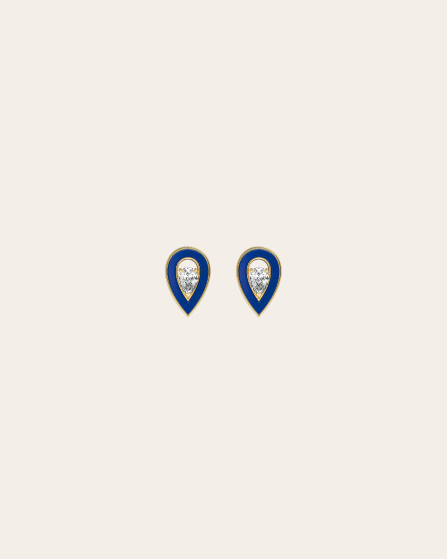 LAPIS LAZULI SMALL SYGNA EARRINGS