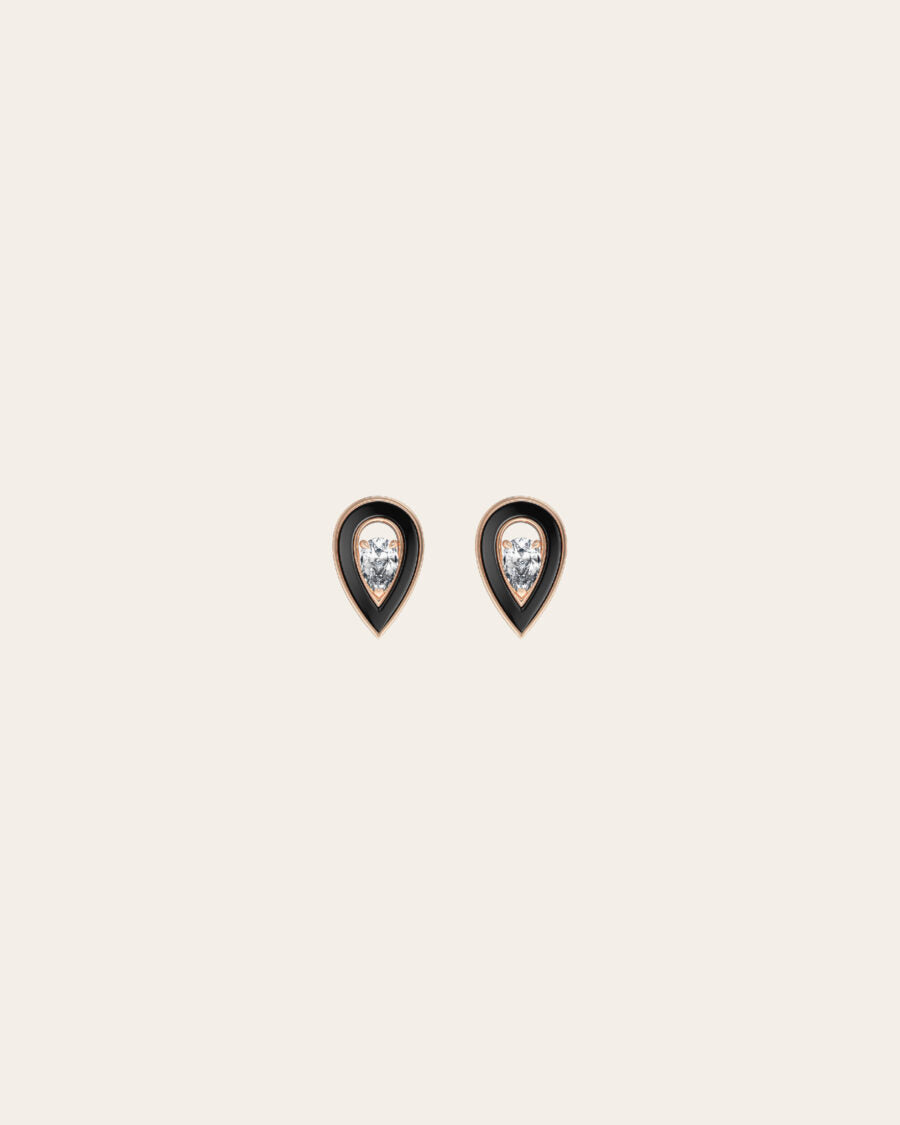 ONYX SMALL SYGNA EARRINGS