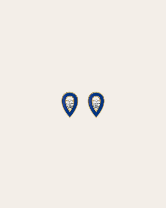 LAPIS LAZULI SMALL SYGNA EARRINGS