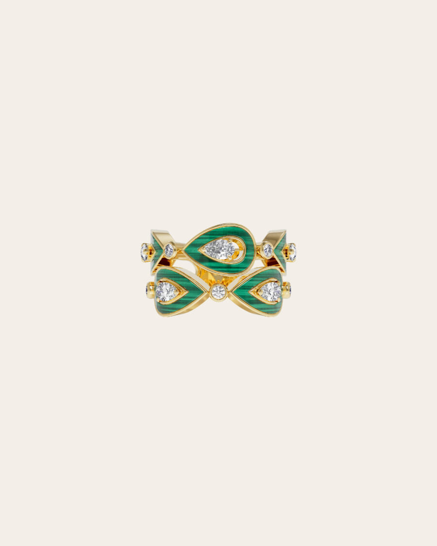 MALACHITE GRAND SYGNA RING