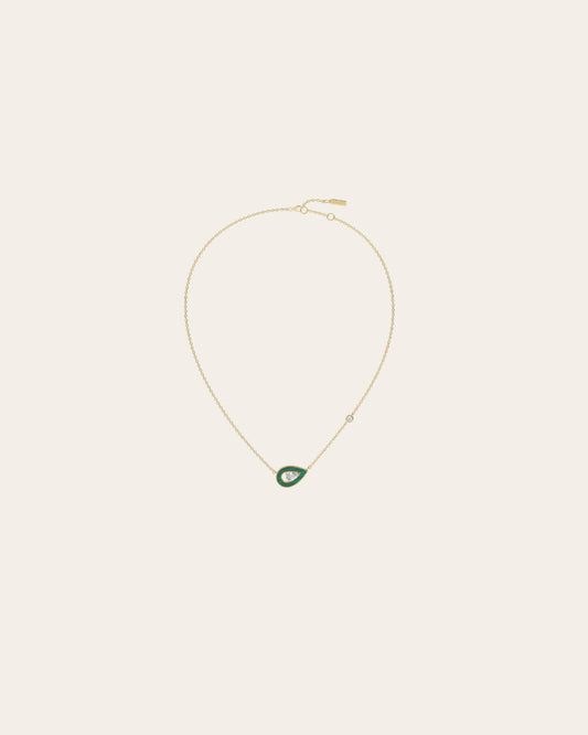 MALACHITE SYGNA NECKLACE