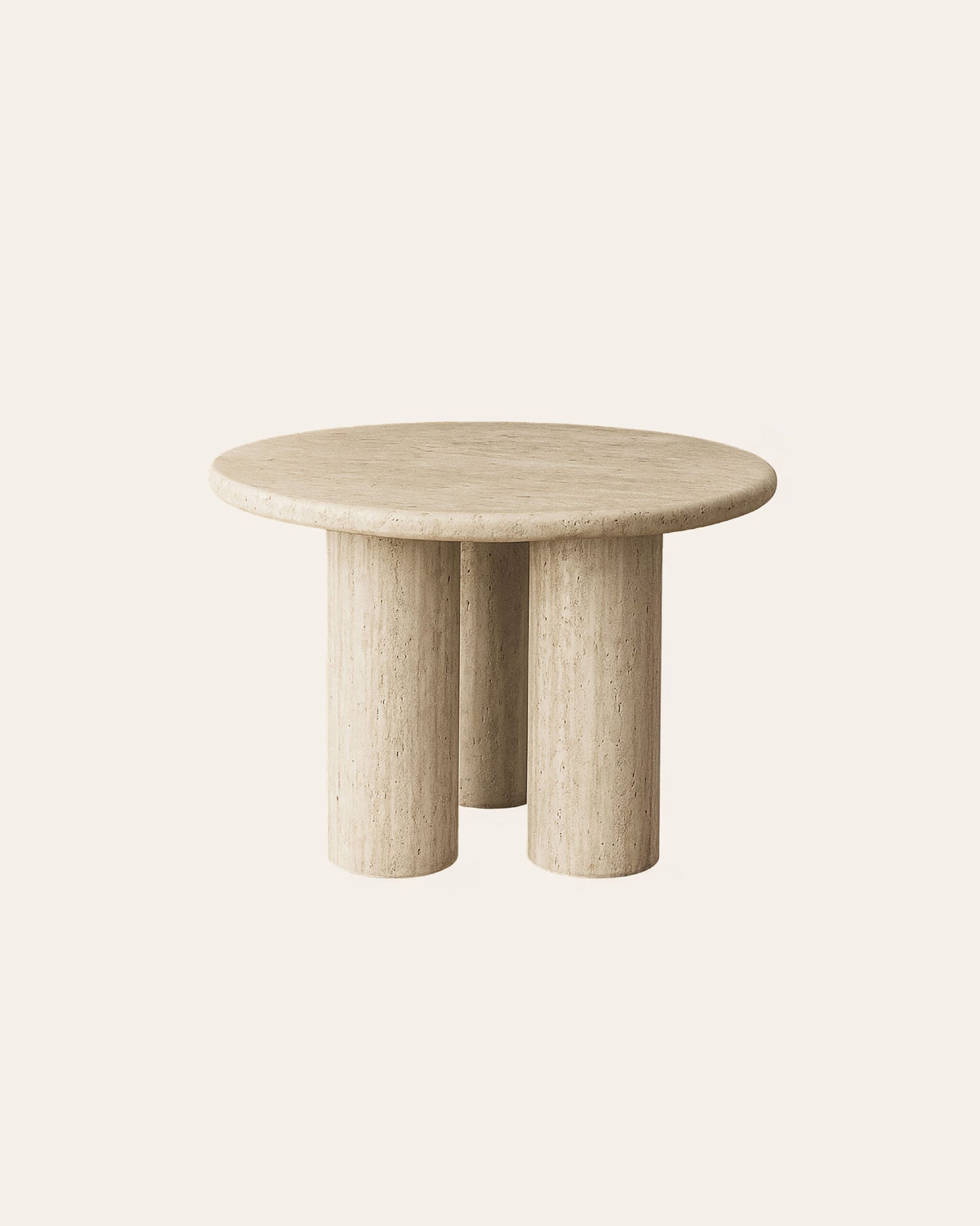 TRAVERTINE SCULPT MESA COMEDOR